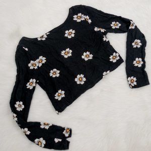3/$20 Kendall & Kylie Floral Crop Top